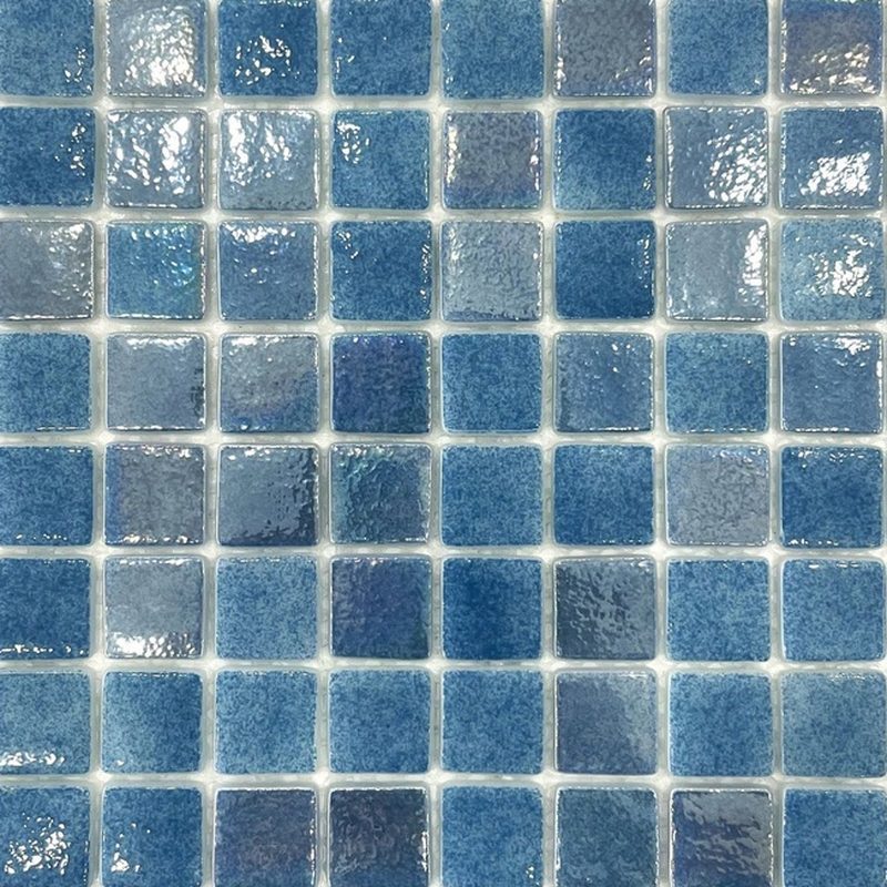 Mosaïque en pâte de verre pour piscine