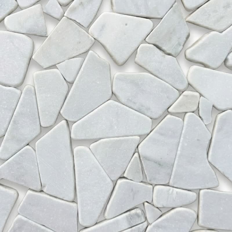 Mosaïque de pierre naturelle brute