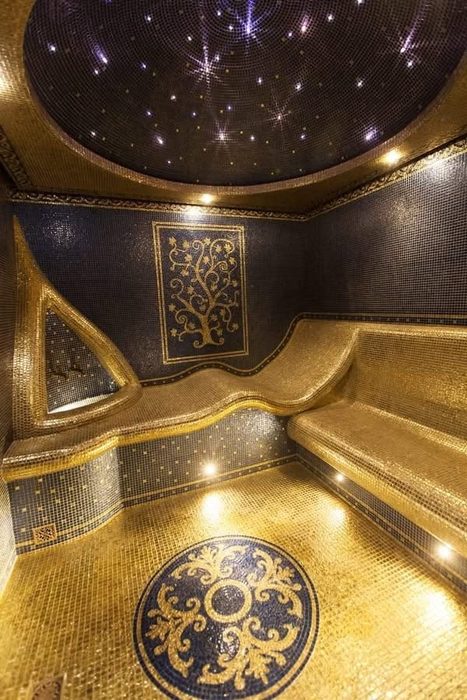 Hammam : mosaïque cristal